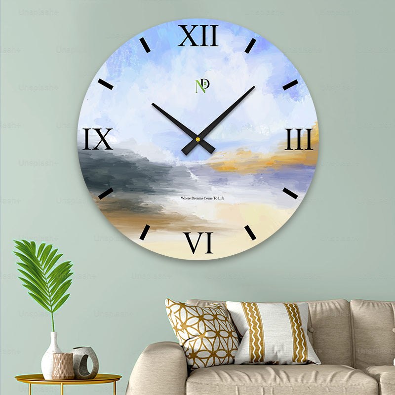 Sunset Drift Wall Clock