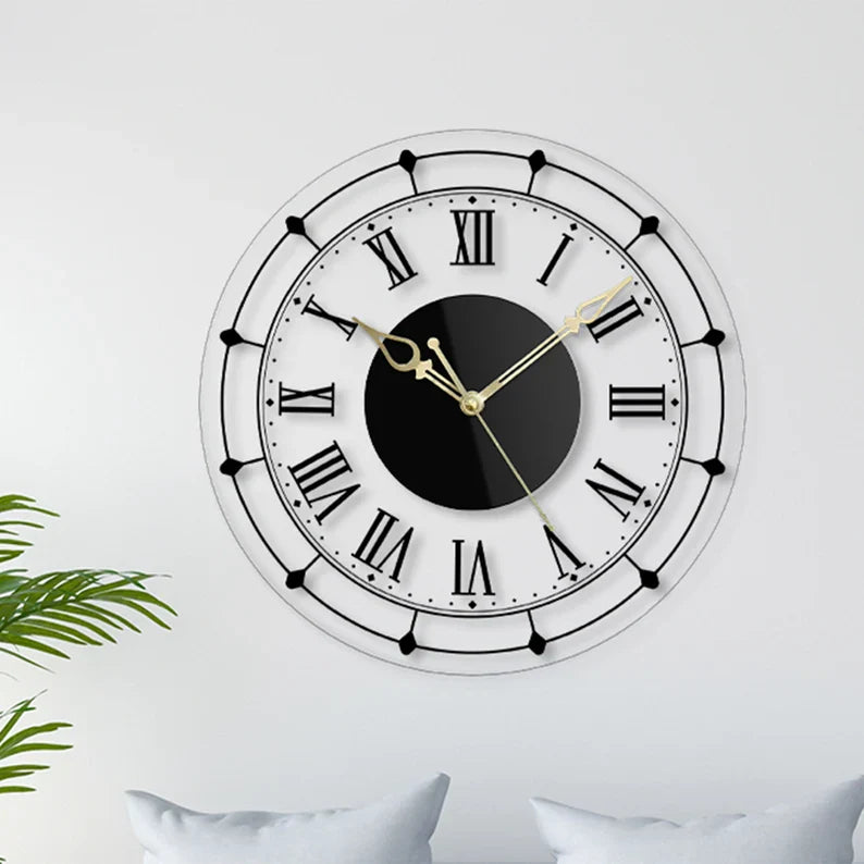 Glass Wall Clocks