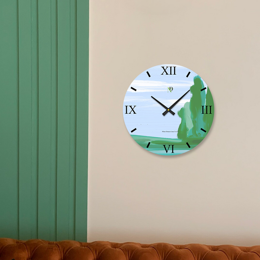 Forest Edge Wall Clock