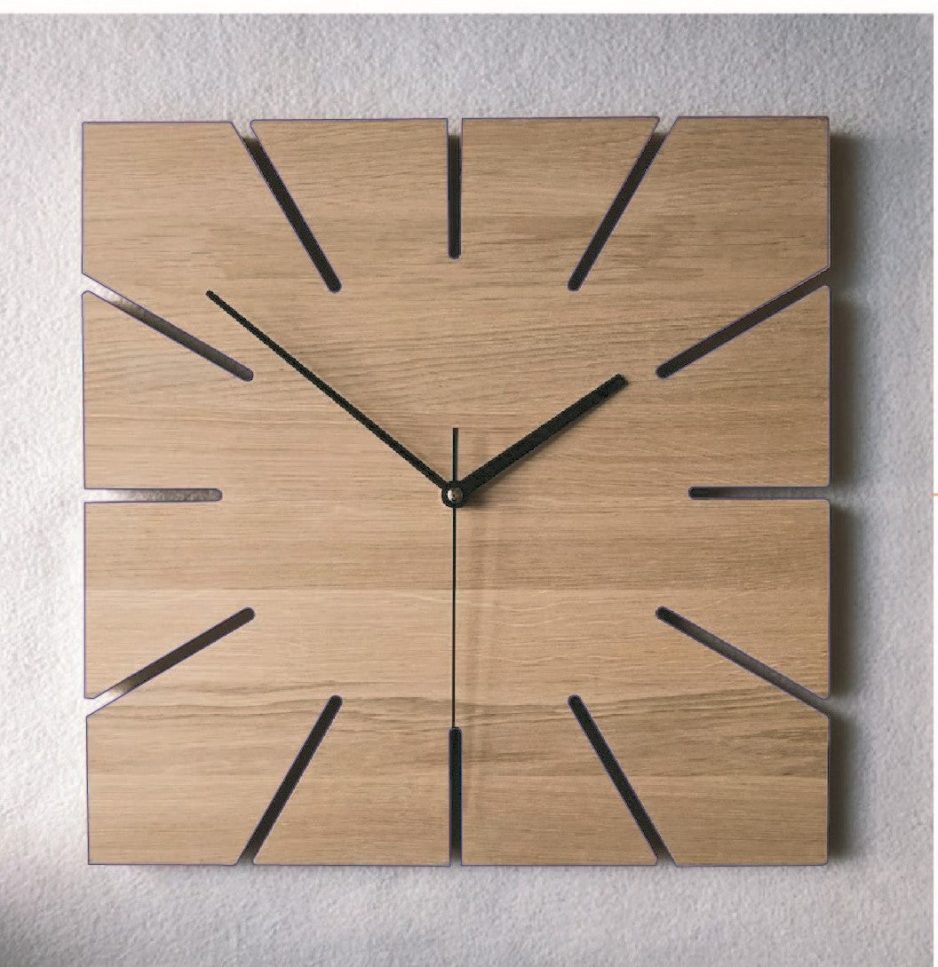Modern Square Wall Clock Minimalist Design