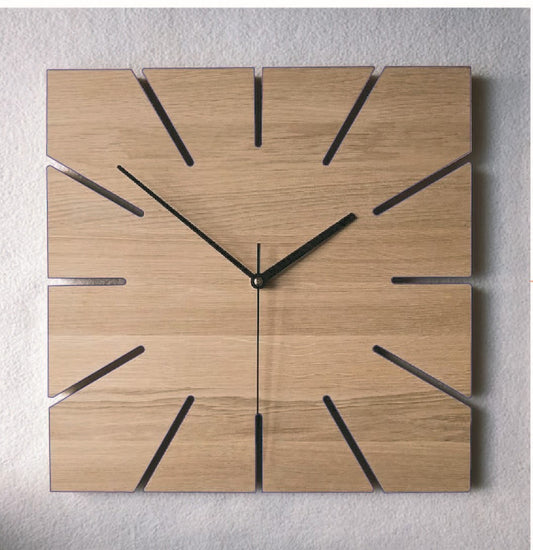 Modern Square Wall Clock Minimalist Design