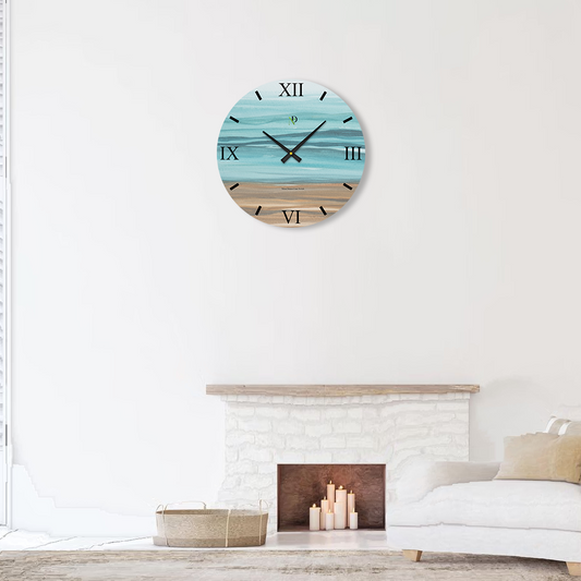 Coastal Sand Wall Clock