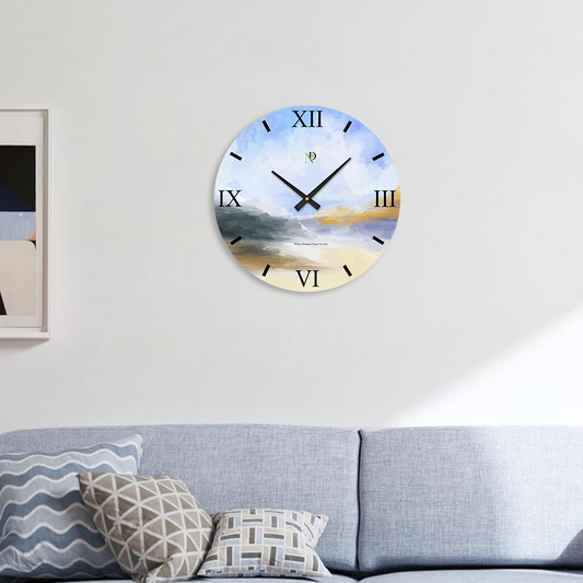 Sunset Drift Wall Clock