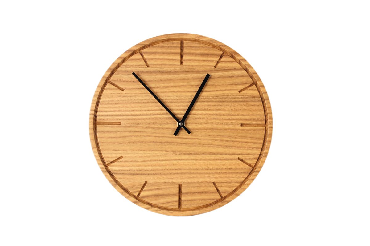 Wooden Wall Clock – Elegant Gift for Home & Office