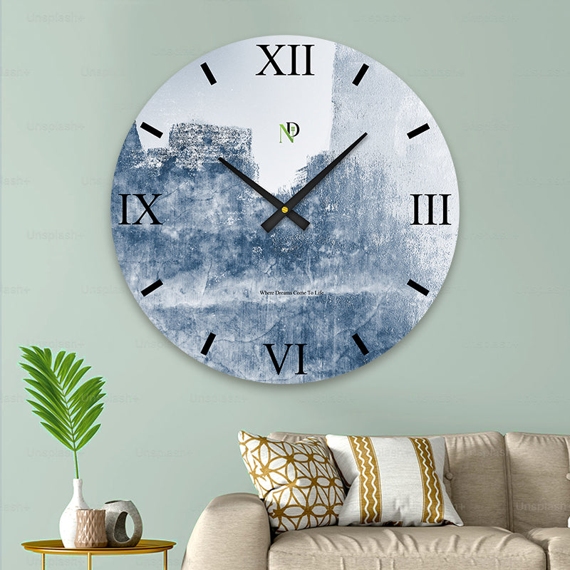 Misty Mountains Wall Clock