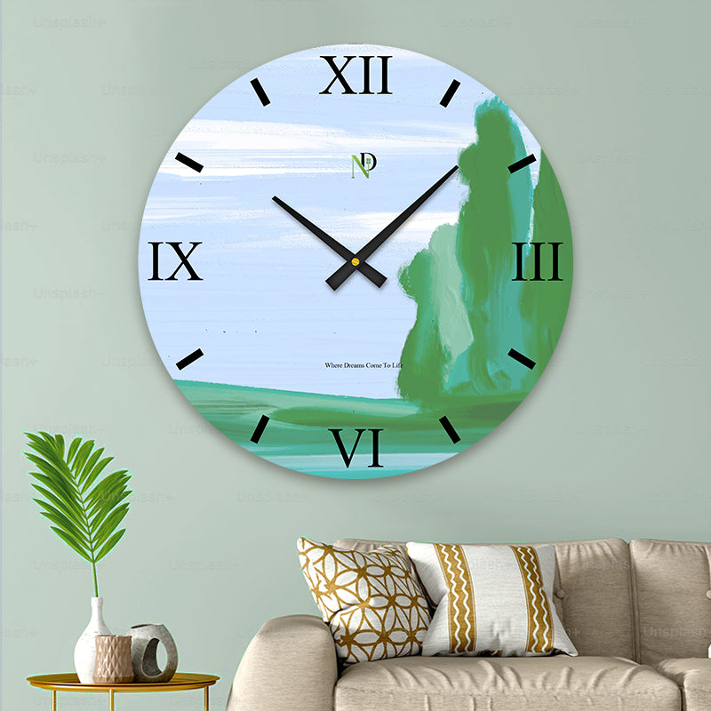 Forest Edge Wall Clock
