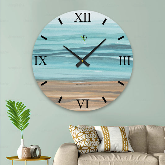 Coastal Sand Wall Clock