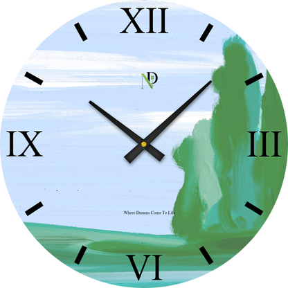 Forest Edge Wall Clock