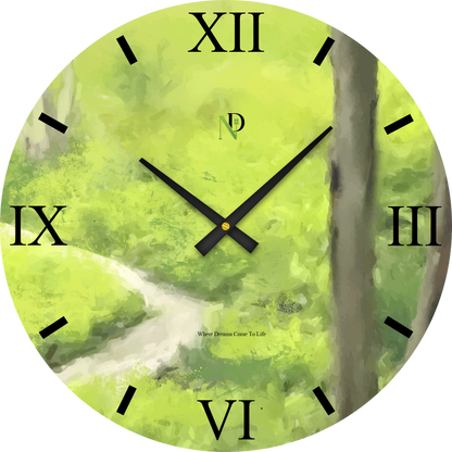 Pathway Greens Wall Clock