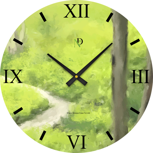 Pathway Greens Wall Clock