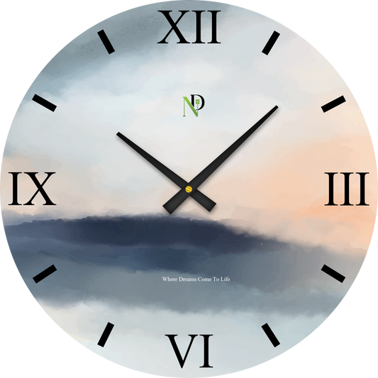 Twilight Fog Wall Clock