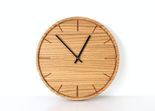 Wooden Wall Clock – Elegant Gift for Home & Office